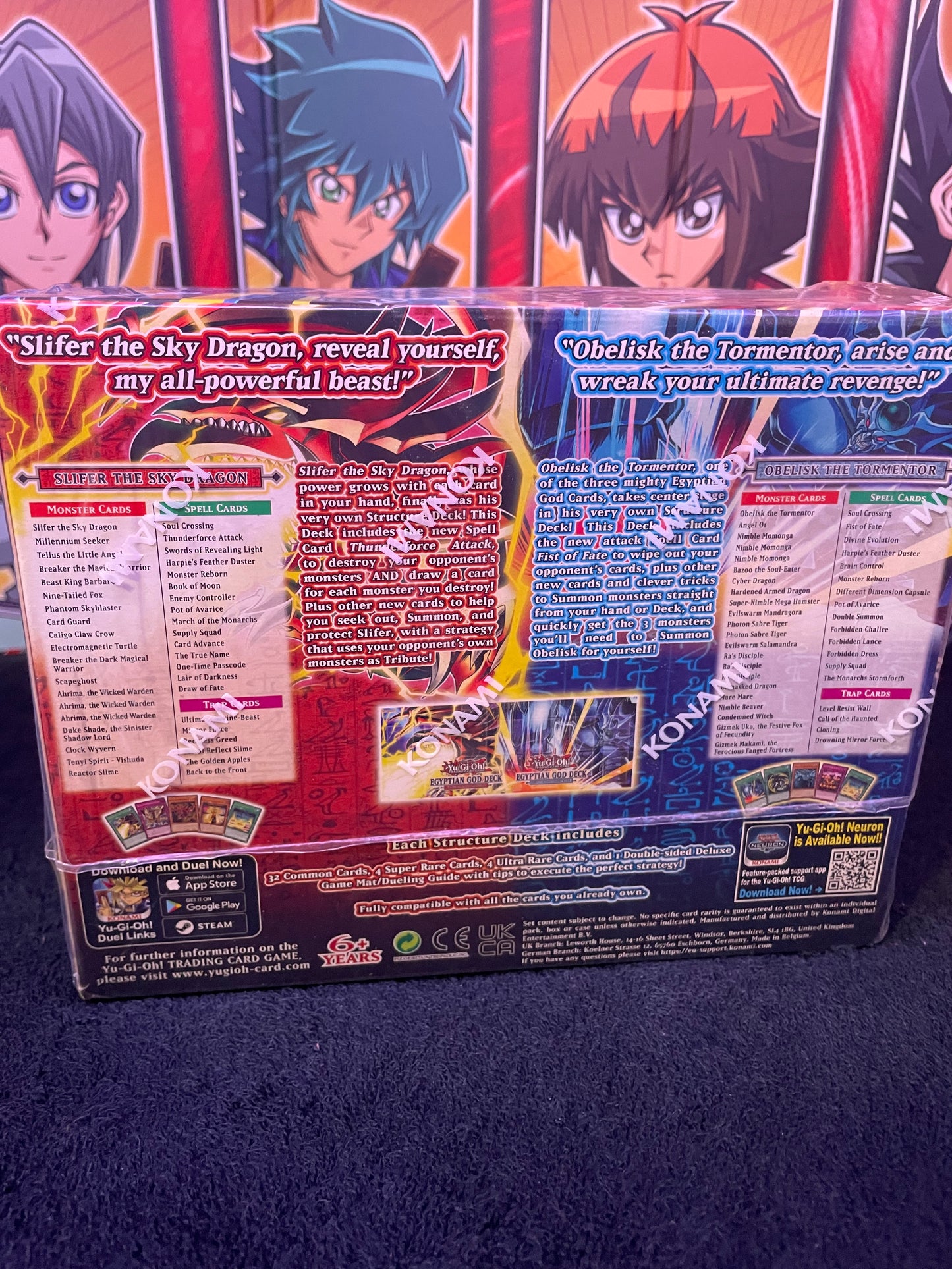 Yugioh Egyptian God Display Box
